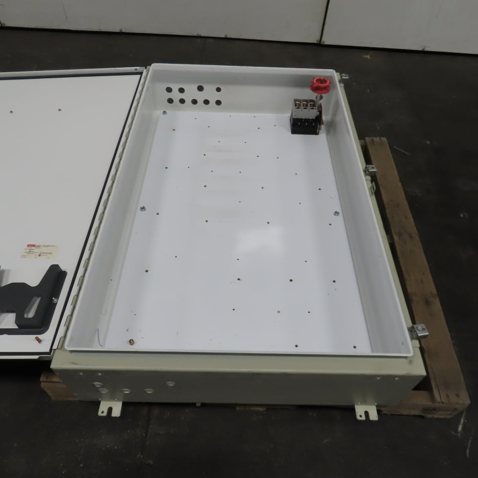 Hoffman A483008LP 48" x 30" x 8" Electrical Enclosure W/ Backplate Type 12, 13