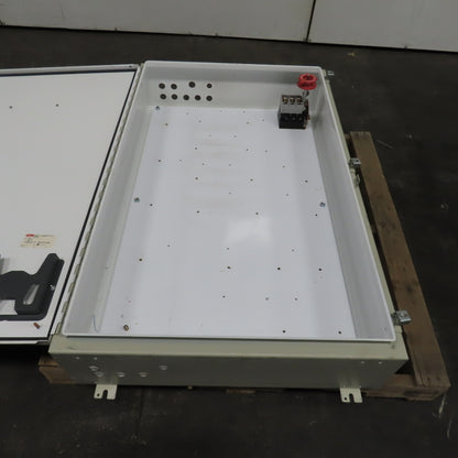 Hoffman A483008LP 48" x 30" x 8" Electrical Enclosure W/ Backplate Type 12, 13