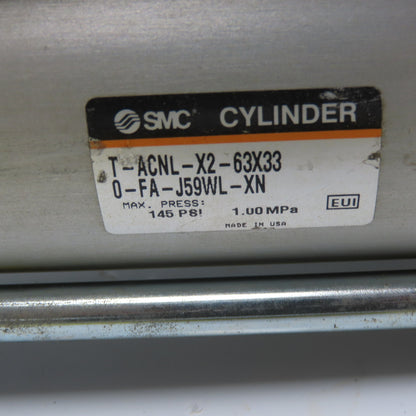 SMC T-ACNL-X2-63X330-FA Double Acting Pneumatic Cylinder 63mm Bore 330mm Stroke