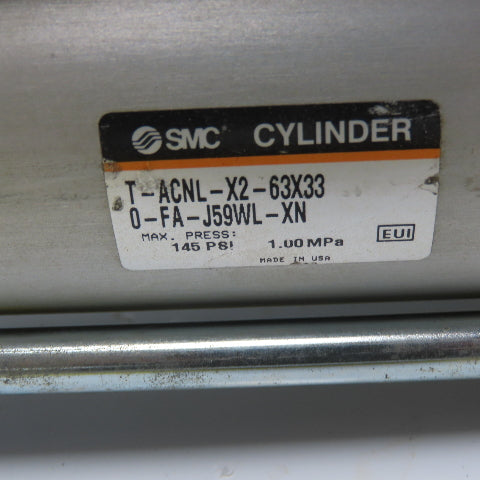 SMC T-ACNL-X2-63X330-FA Double Acting Pneumatic Cylinder 63mm Bore 330mm Stroke