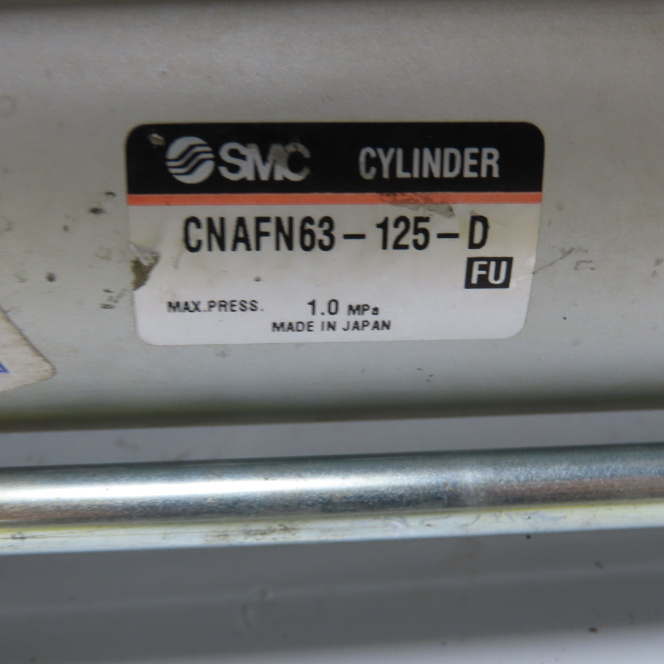 SMC CNAFN63-125-D Double Acting Pneumatic Cylinder W/Lock 63mm Bore 125mm Stroke