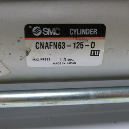 SMC CNAFN63-125-D Double Acting Pneumatic Cylinder W/Lock 63mm Bore 125mm Stroke