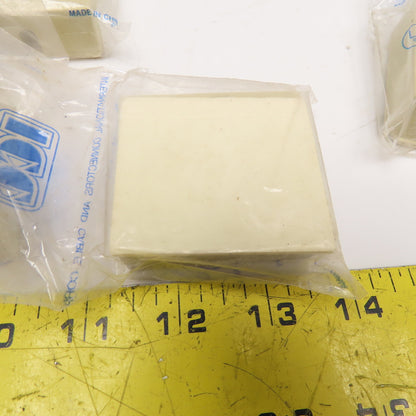 ICC IC625BS-4-IV Land Line Telephone Wall Jack Almond Self Adhesive Lot Of 5