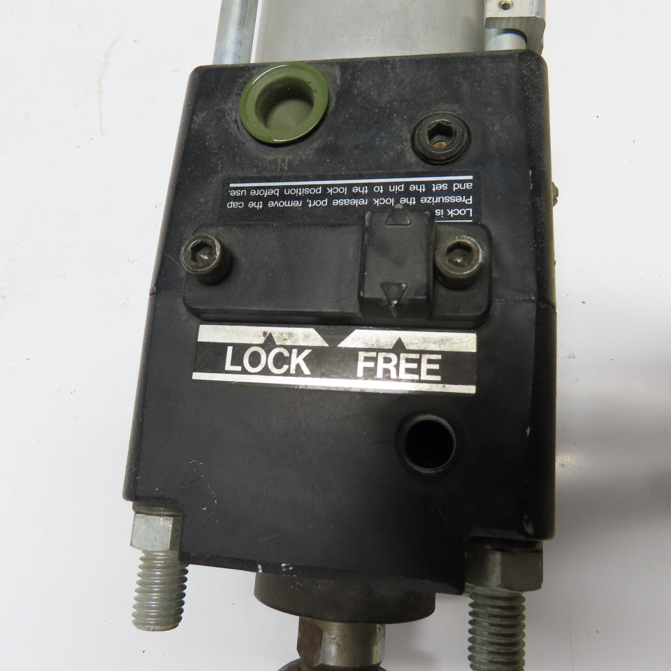 SMC T-CDLABN80-125-E-J59WL Double Acting Pneumatic Cylinder W/Lock 125mm Stroke