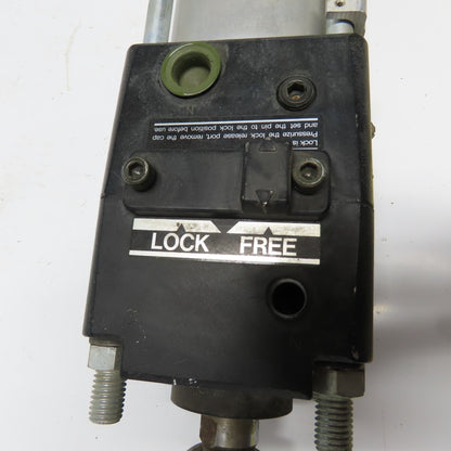 SMC T-CDLABN80-125-E-J59WL Double Acting Pneumatic Cylinder W/Lock 125mm Stroke
