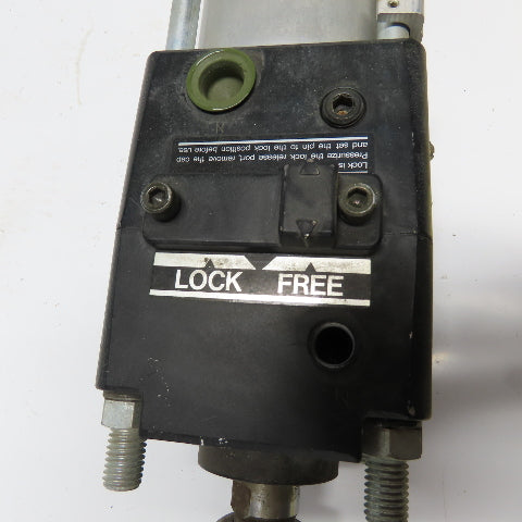 SMC T-CDLABN80-125-E-J59WL Double Acting Pneumatic Cylinder W/Lock 125mm Stroke