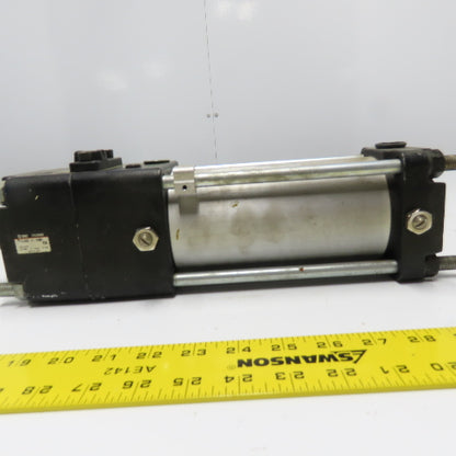 SMC T-CDLABN80-125-E-J59WL Double Acting Pneumatic Cylinder W/Lock 125mm Stroke