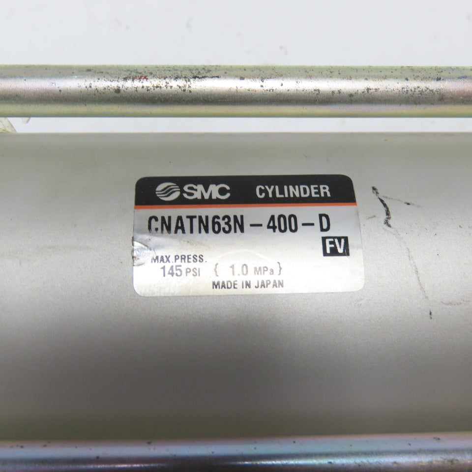 SMC CNATN63N-400-D Double Acting Pneumatic Cylinder Trunnion W/Lock 400mm Stroke