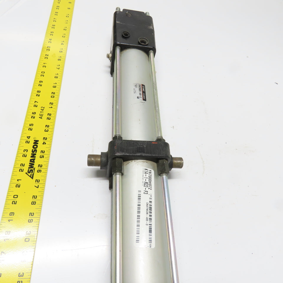 SMC CNATN63N-400-D Double Acting Pneumatic Cylinder Trunnion W/Lock 400mm Stroke
