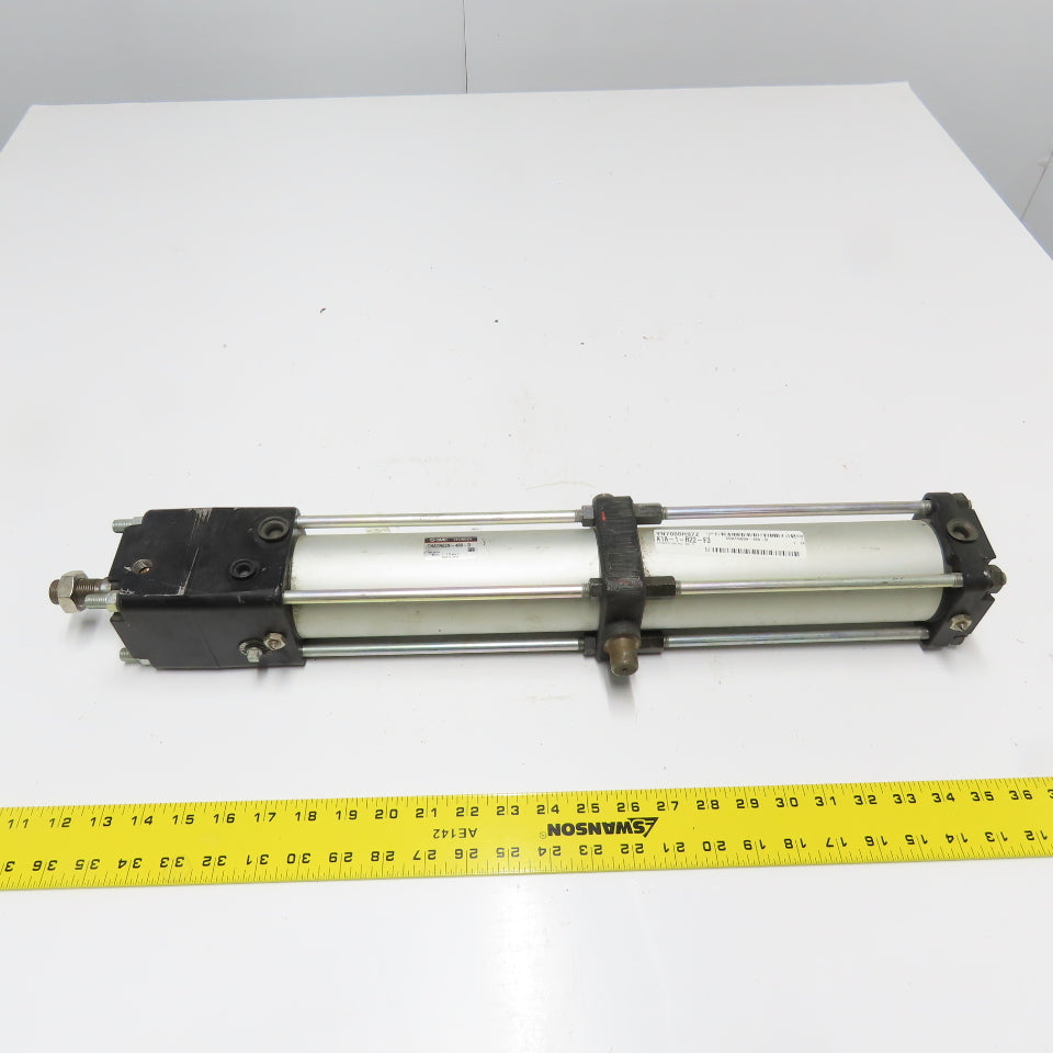 SMC CNATN63N-400-D Double Acting Pneumatic Cylinder Trunnion W/Lock 400mm Stroke
