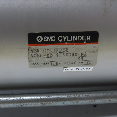 SMC ACNL-X2-125X290-FA Double Acting Pneumatic Cylinder Stroke