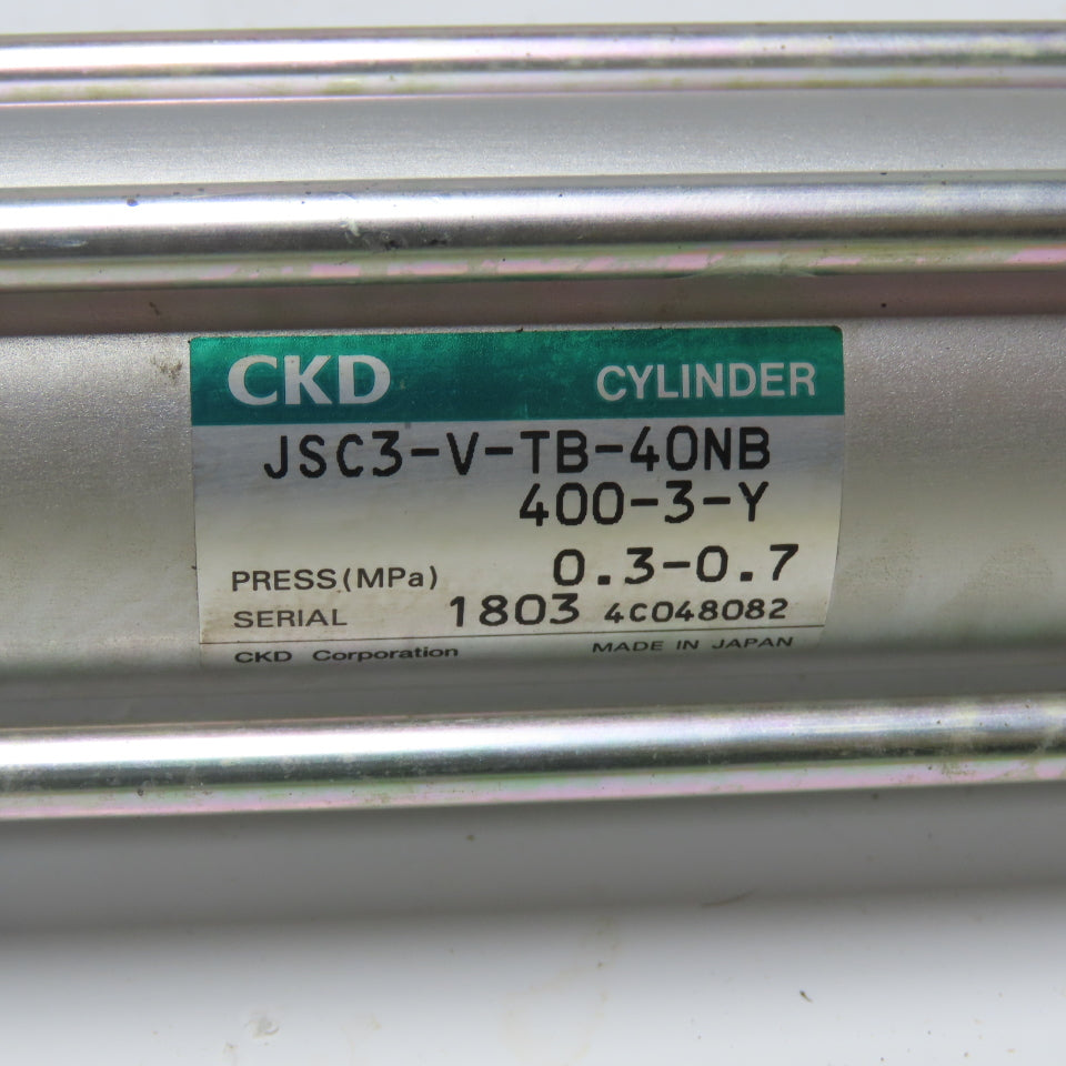CKD JSC3-V-TB-40NB400-3-Y Double Acting Pneumatic Cylinder 40mm Bore 400mmStroke