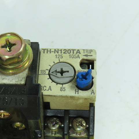 Mitsubishi JIS C 8201-4-1 TH-N120TA Thermal Overload Relay 660VAC 85-125A Trip