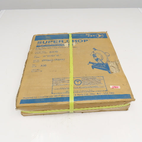 Jet 501149 Super Chop 16" x 7/64" x 1" Abrasive Cut Off Wheel A36 Lot Of 20