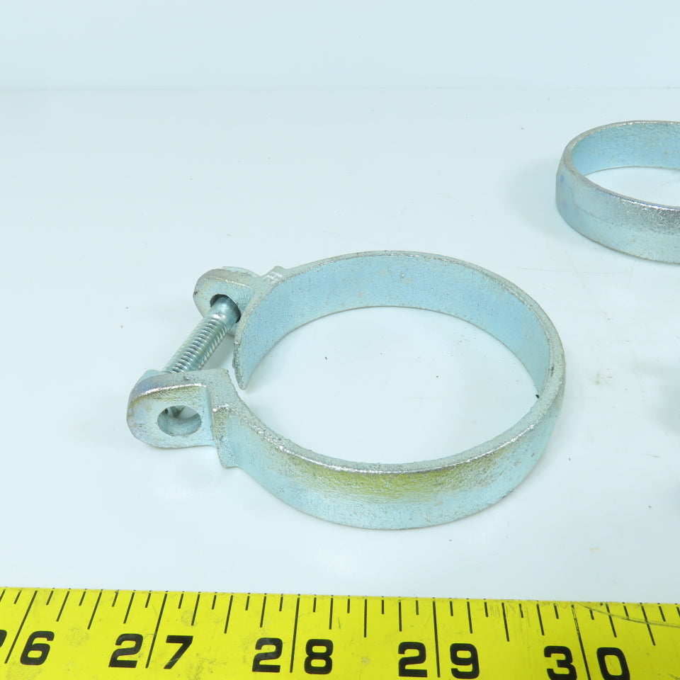18X 0V Buck Algonquin Style Galvanized Steel Hose Clamp 2-1/2" To 2-3/4" Lot/6