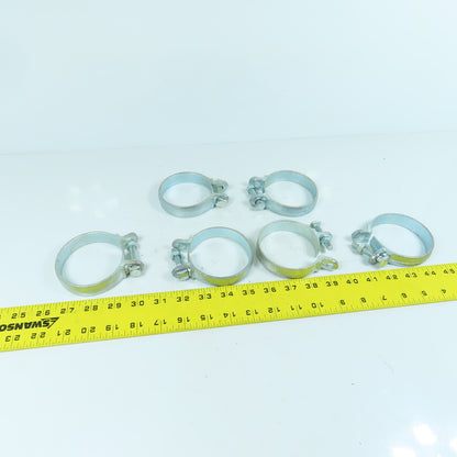 18X 0V Buck Algonquin Style Galvanized Steel Hose Clamp 2-1/2" To 2-3/4" Lot/6