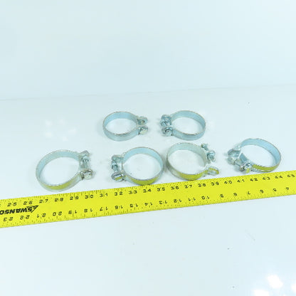 18X 0V Buck Algonquin Style Galvanized Steel Hose Clamp 2-1/2" To 2-3/4" Lot/6