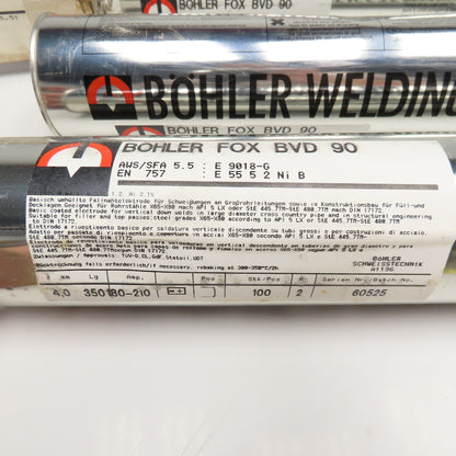 Bohler AWS/SFA 5.5 4.0mm x 350mm Welding Electrode 180-210 Amp 300 Sticks