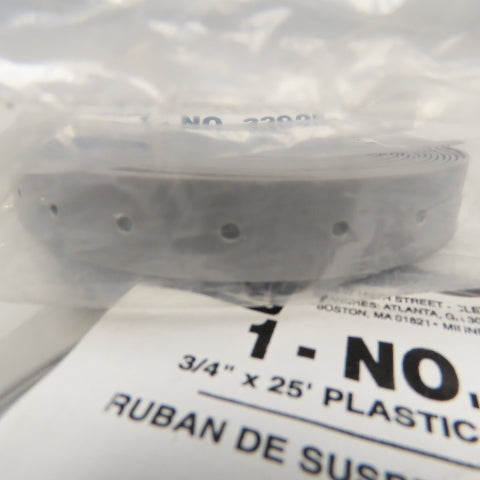 Oatey 33925 3/4" x 25' Plastic Pipe Hanger Strap Lot Of 3