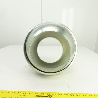 8" x 8" Galvanized Steel Duct Work Swivel Ball Joint 9-3/4" OAL