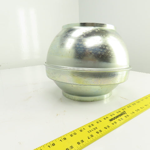 8" x 8" Galvanized Steel Duct Work Swivel Ball Joint 9-3/4" OAL