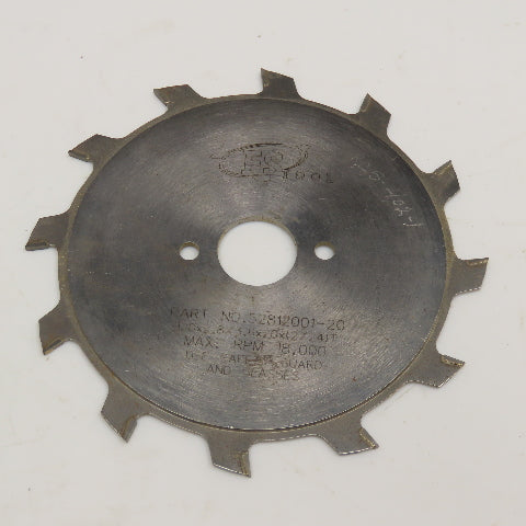 FS Tool 52812001-20 Table Saw Scoring Blade 120x2.8/3.6x20 Carbide 12T