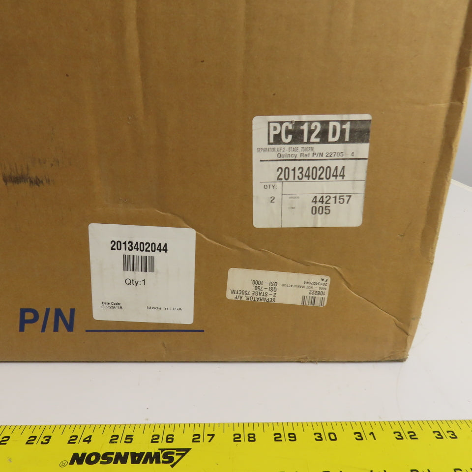 Quincy 2013402044 Replacement Separator Element A/F 2-Stage 750Cfm QSI-750/1000