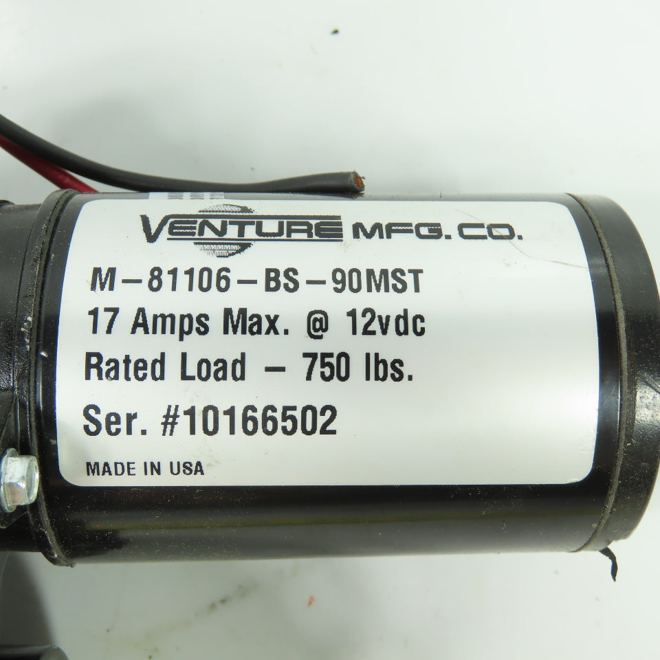 Venture M-81106-BS-90MST Actuator Slide-Out Motor 12VDC 17A