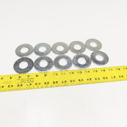 1" x 2-1/2" Flat Washer Zinc Lot Of 10