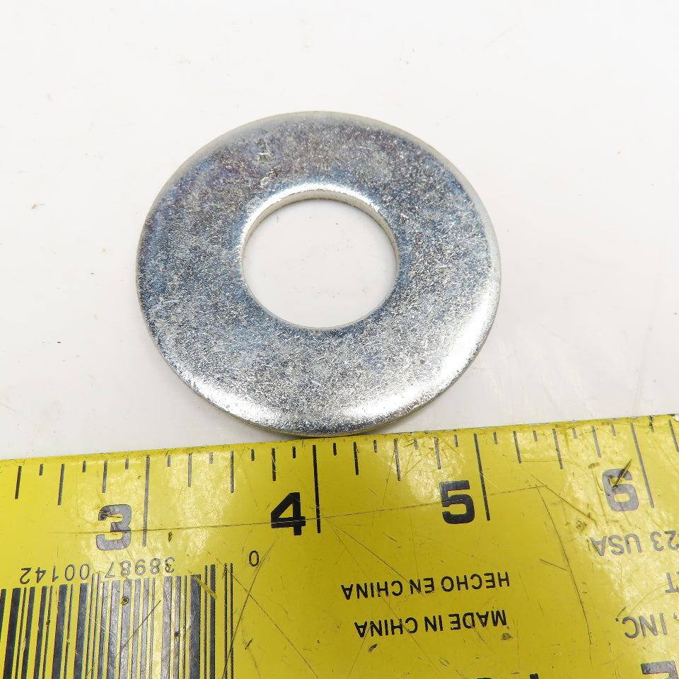 1" x 2-1/2" Flat Washer Zinc Lot Of 10