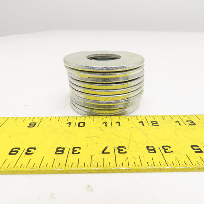 1" x 2-1/2" Flat Washer Zinc Lot Of 10
