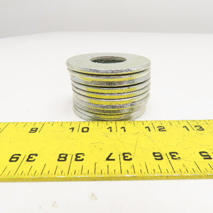 1" x 2-1/2" Flat Washer Zinc Lot Of 10