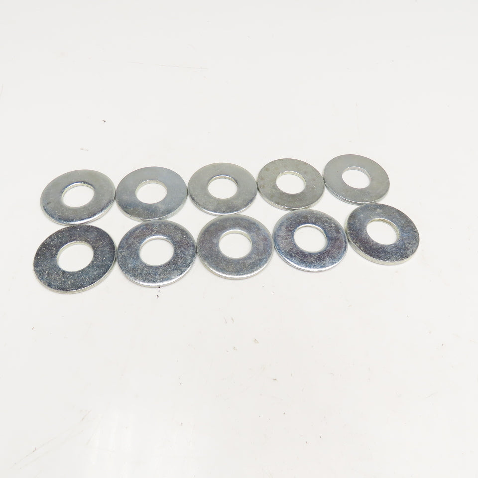 1" x 2-1/2" Flat Washer Zinc Lot Of 10