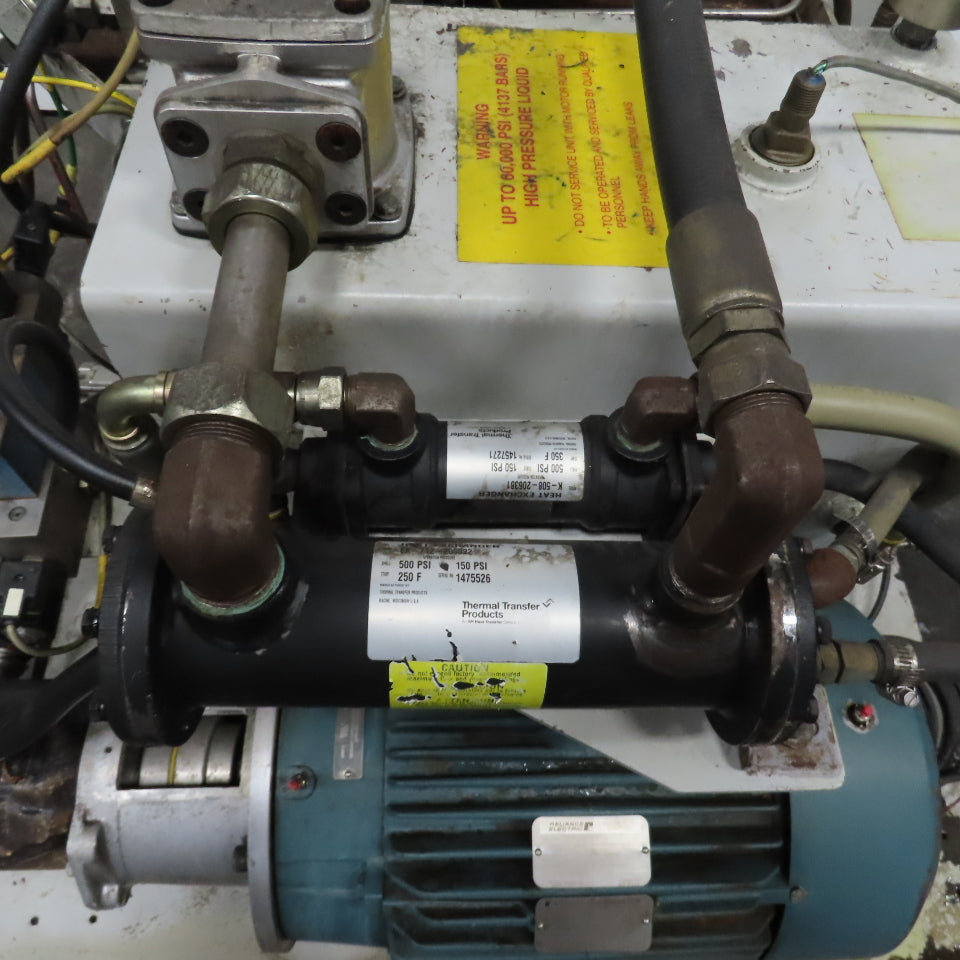 Flow 501S-60-WMC 50HP 60,000PSI Hydraulic Powered Waterjet Intensifier Pump 3PH