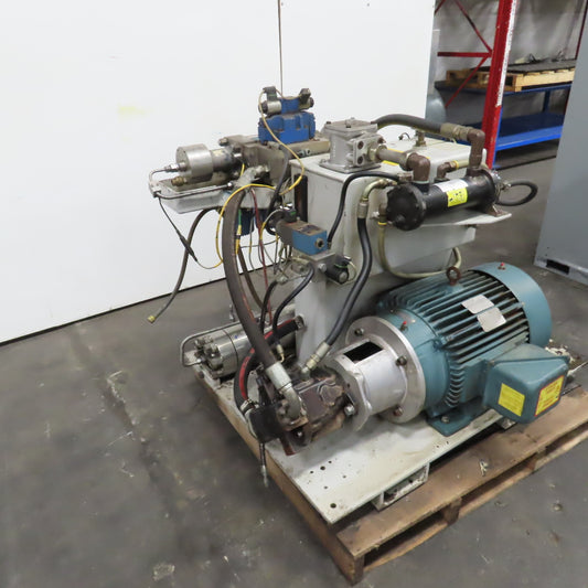 Flow 501S-60-WMC 50HP 60,000PSI Hydraulic Powered Waterjet Intensifier Pump 3PH