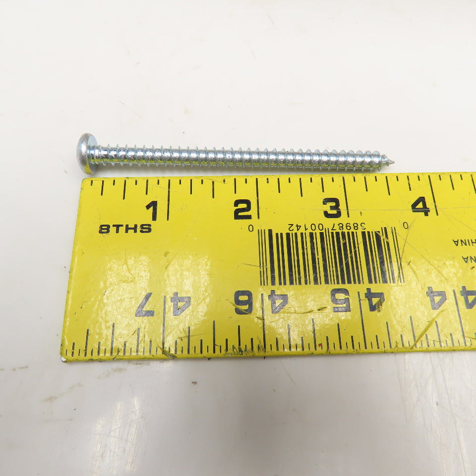 Brighton Best #14-10x3-1/2" Phillips Pan Head Steel Self Tapping Screws Zinc 25#