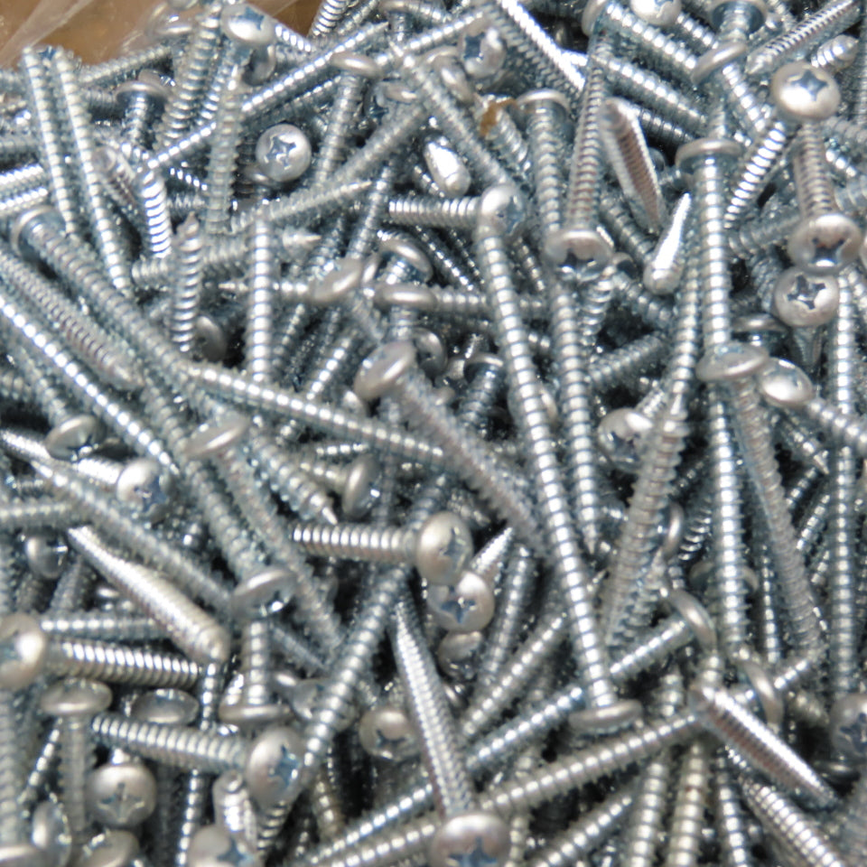 Brighton Best #14-10x3-1/2" Phillips Pan Head Steel Self Tapping Screws Zinc 25#