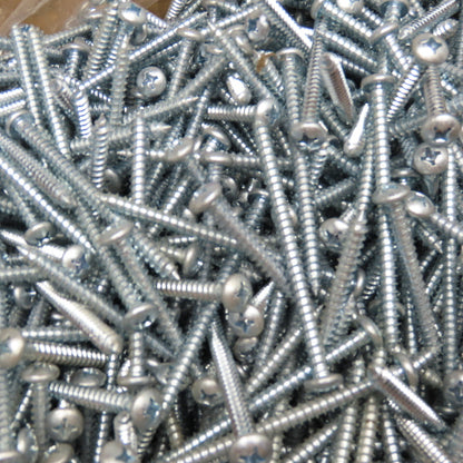 Brighton Best #14-10x3-1/2" Phillips Pan Head Steel Self Tapping Screws Zinc 25#
