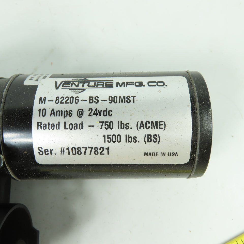 Venture M-82206-BS-90MST Actuator Motor 10A 24VDC 1500Lbs BS Load