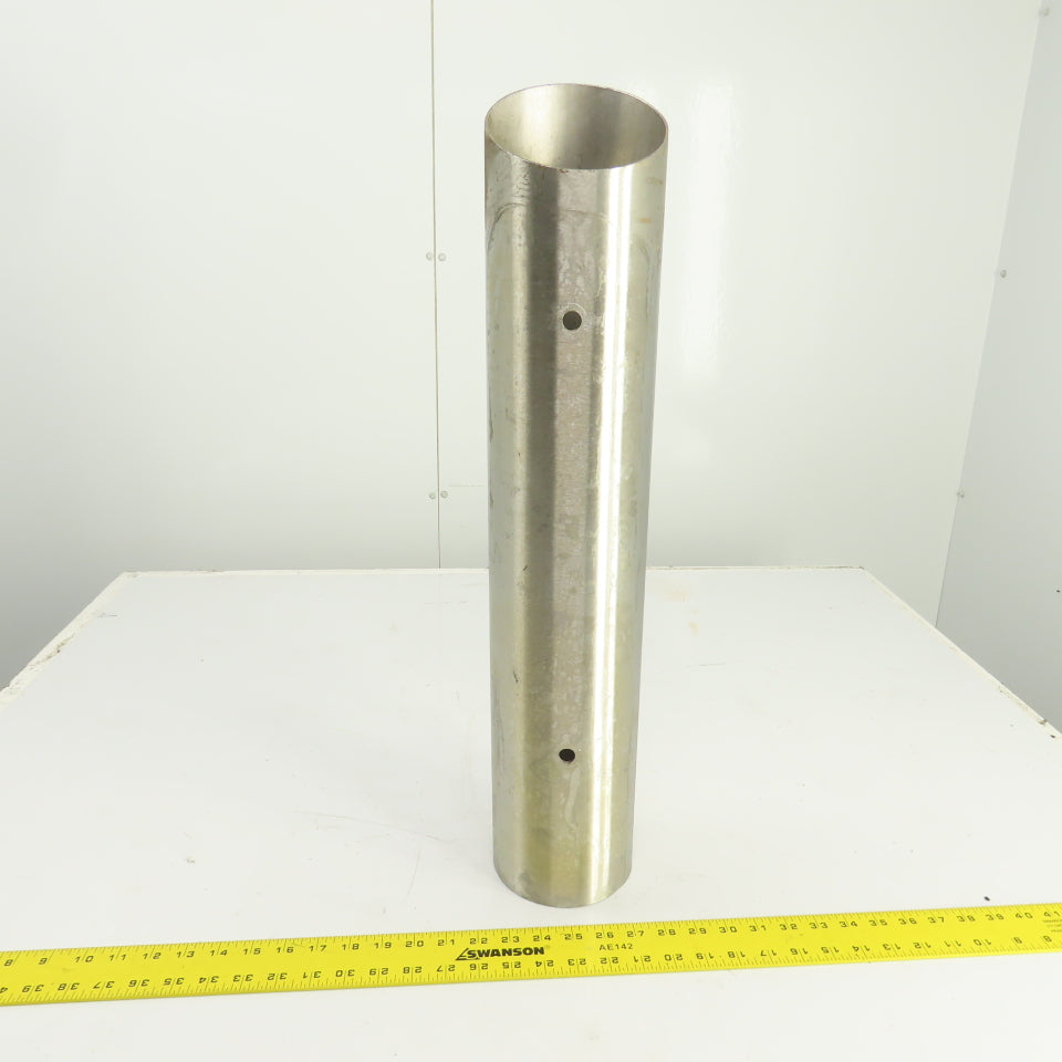 5" OD x 25-1/2" Stainless Steel Exhaust Top Stack Pipe Miter Cut