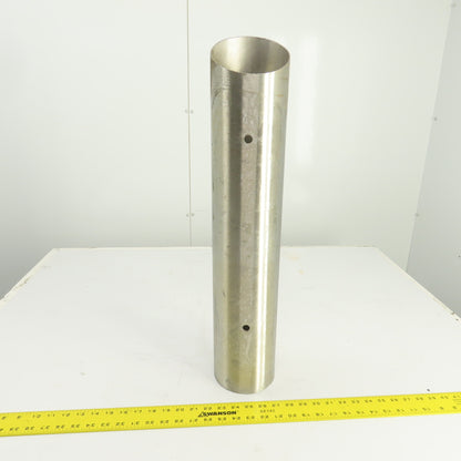 5" OD x 25-1/2" Stainless Steel Exhaust Top Stack Pipe Miter Cut