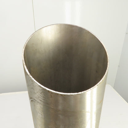 5" OD x 25-1/2" Stainless Steel Exhaust Top Stack Pipe Miter Cut