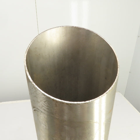 5" OD x 25-1/2" Stainless Steel Exhaust Top Stack Pipe Miter Cut