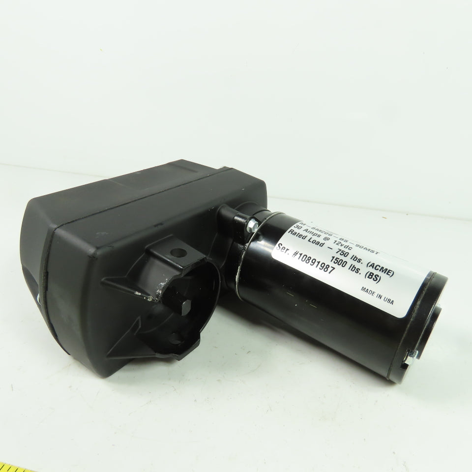 Venture M-8M206-BS-90MST Actuator Motor 30A 12VDC 9500RPM 1500Lbs BS Load