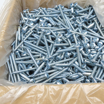 Brighton Best #14-10x2-1/2" Phillips Pan Head Steel Self Tapping Screws Zinc 33#