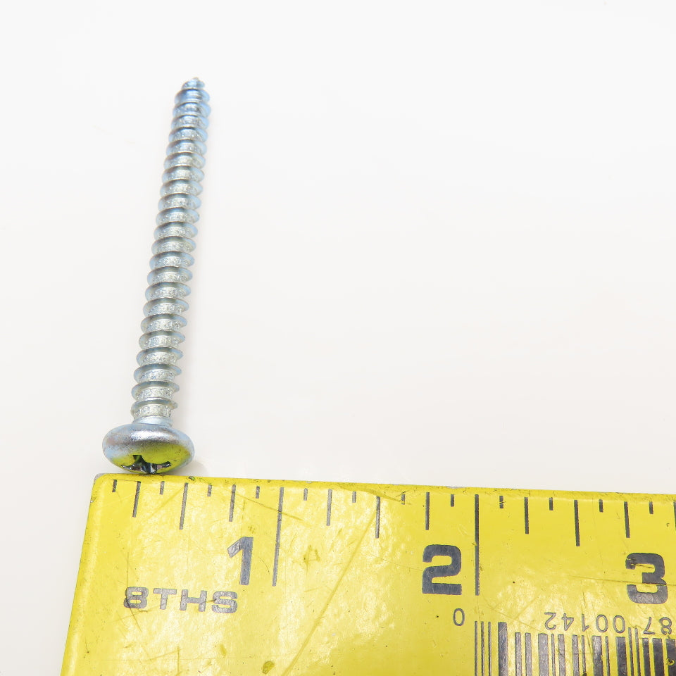 Brighton Best #14-10x2-1/2" Phillips Pan Head Steel Self Tapping Screws Zinc 33#