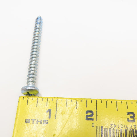 Brighton Best #14-10x2-1/2" Phillips Pan Head Steel Self Tapping Screws Zinc 33#