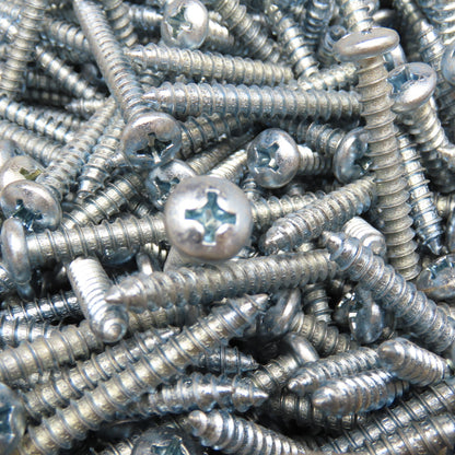 Brighton Best #14-10x2-1/2" Phillips Pan Head Steel Self Tapping Screws Zinc 33#