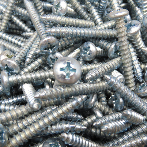 Brighton Best #14-10x2-1/2" Phillips Pan Head Steel Self Tapping Screws Zinc 33#