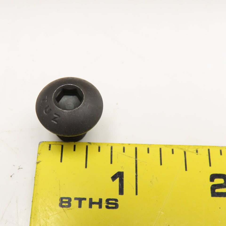 3/8"-16 x 1/2" Button Socket Cap Screw Black Oxide Lot of 900